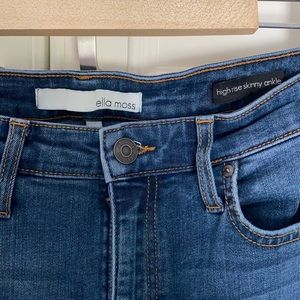 Ella Moss High Rise Skinny Ankle Jean